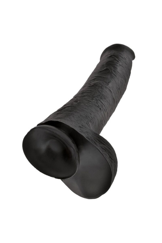 KING COCK - DILDO REALISTICO CON TESTICOLI 38 CM NERO