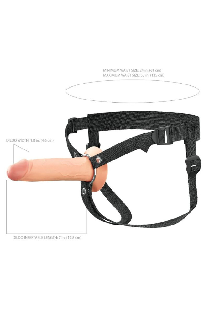 FANTASY X-TENSIONS ELITE - STRAP-ON IN SILICONE CAVO DA 17