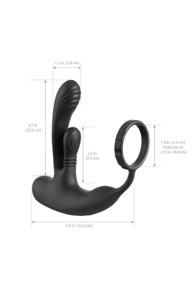 ANAL FANTASY ELITE - STIMOLATORE ANALE E PERINEALE RICARICABILE PER INTIMO DELL'AGAMES ANALE