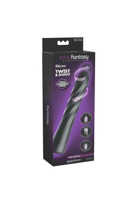 ANAL FANTASY ELITE - TWIST ECSTASY STIMOLATORE ANALE ROTANTE RICARICABILE