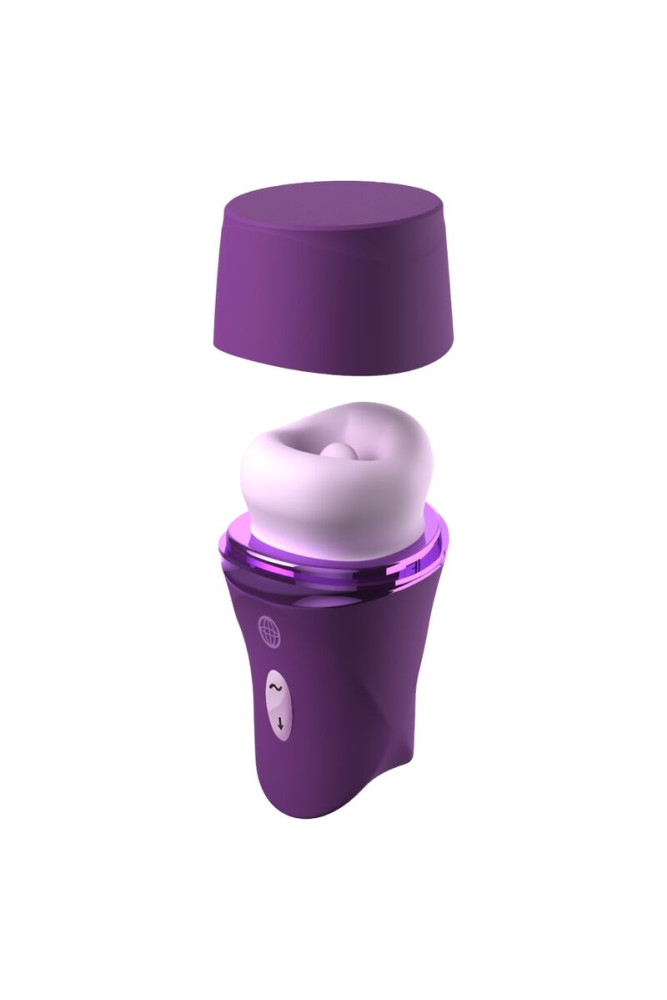 FANTASY FOR HER - LUSH KISS PELUCHE VIOLA STIMOLATORE CLITORIDEO A SUZIONE E LECCHIO