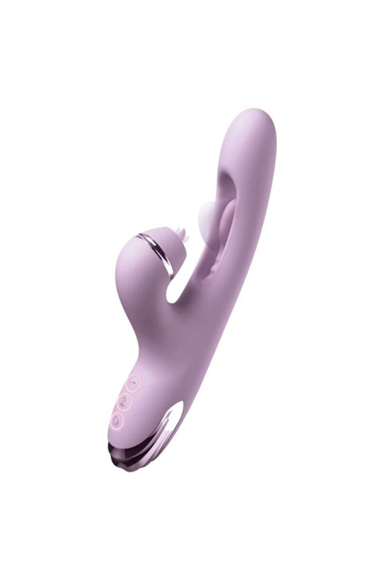 FANTASY FOR HER - VIBRATORE G-TOUCH PULSE PRO VIOLA PER LA STIMOLAZIONE DEL PUNTO G E DEL CLITORIDE A FORMA DI CONIGLIO