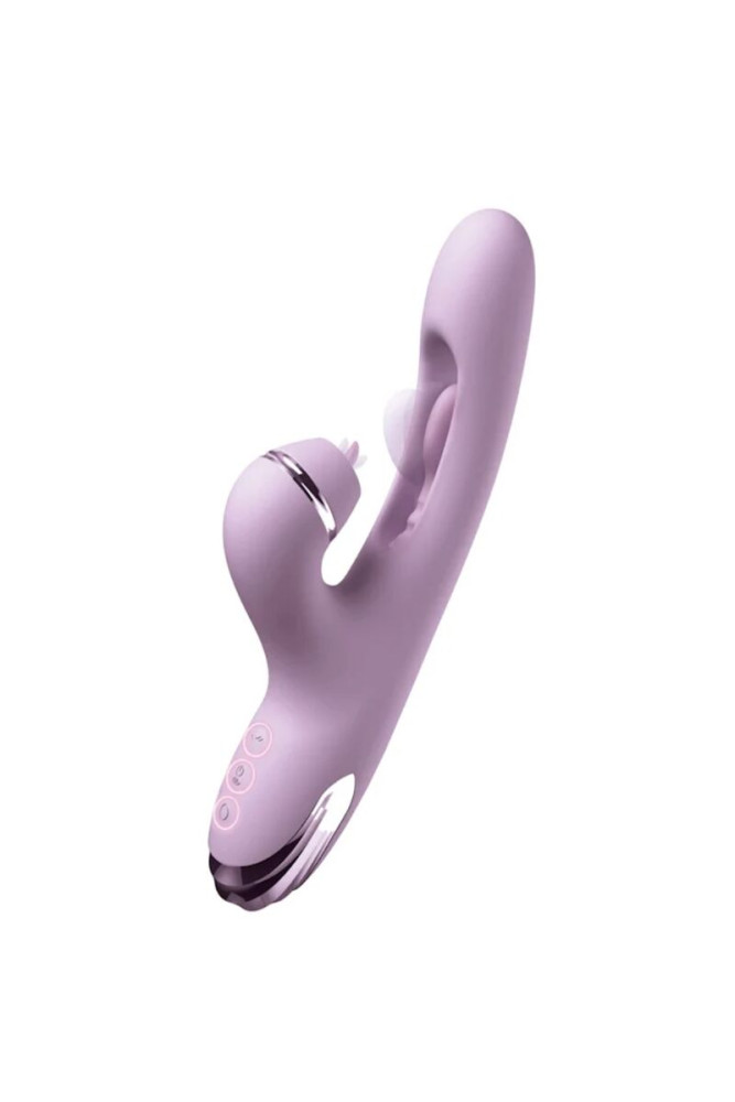 FANTASY FOR HER - VIBRATORE G-TOUCH PULSE PRO VIOLA PER LA STIMOLAZIONE DEL PUNTO G E DEL CLITORIDE A FORMA DI CONIGLIO