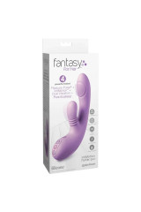 FANTASY FOR HER - VIBRATORE A CONIGLIO VIOLA PER LA CONSULTAZIONE DEL PUNTO G E DEL CLITORIDE (INTIMOTION FLUTTER PRO)