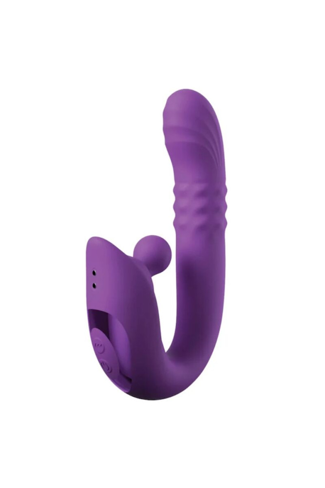 FANTASY FOR HER - HARMONI PRO VIBRATORE A CONIGLIO VIOLA PER LA STIMOLAZIONE DEL PUNTO G E DEL CLITORIDE