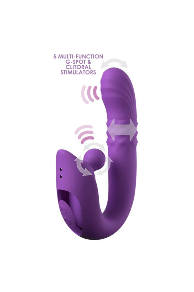FANTASY FOR HER - HARMONI PRO VIBRATORE A CONIGLIO VIOLA PER LA STIMOLAZIONE DEL PUNTO G E DEL CLITORIDE