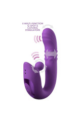 FANTASY FOR HER - HARMONI PRO VIBRATORE A CONIGLIO VIOLA PER LA STIMOLAZIONE DEL PUNTO G E DEL CLITORIDE