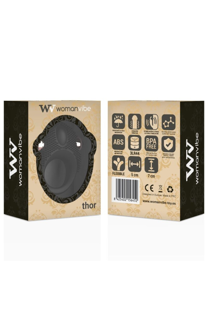 WOMANVIBE - ANELLO VIBRATORE IN SILICONE THOR