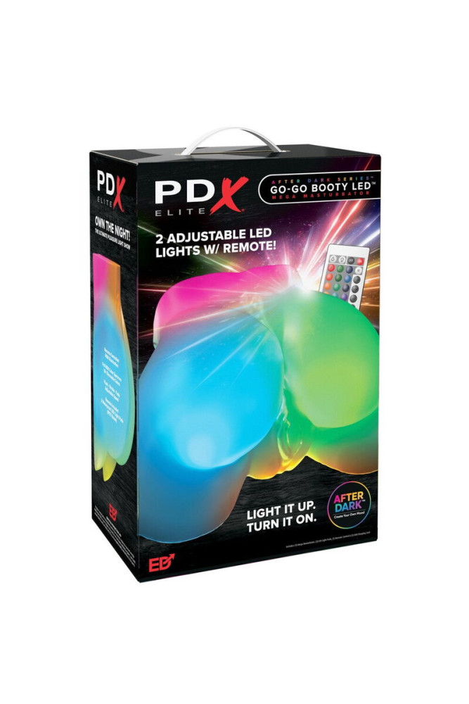 PDX ELITE - GO-GO BOOTY MASTURBATORE MASCHILE MEGA ILLUMINATO A LED