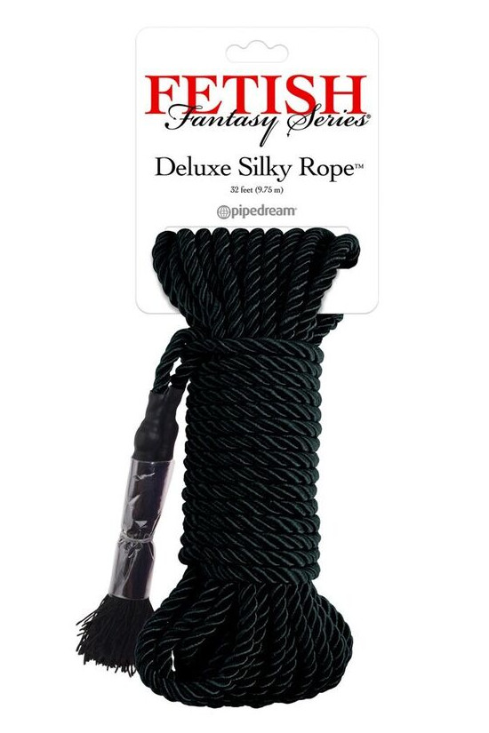 FETISH FANTASY SERIES - CORDA DI SETA DELUXE NERA 9