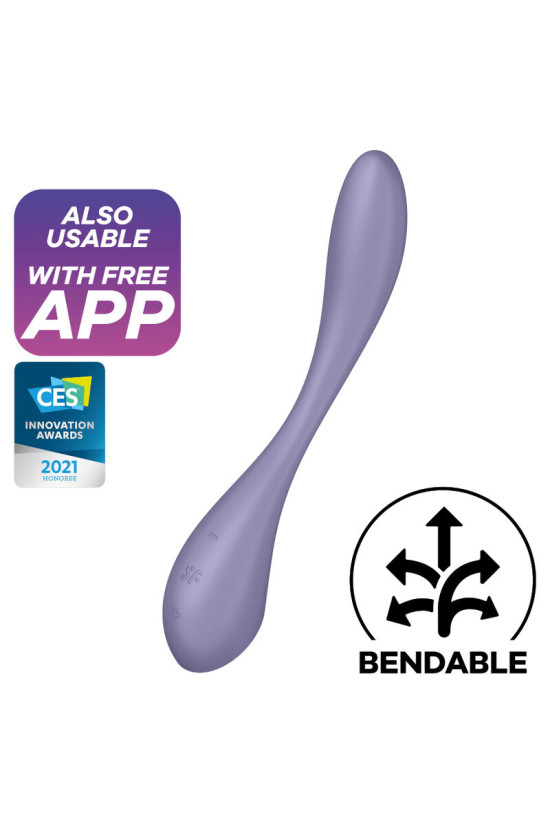 SATISFYER - MULTI VIBRATORE G-SPOT FLEX 5 LILLA