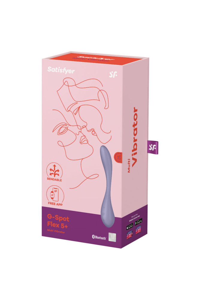 SATISFYER - MULTI VIBRATORE G-SPOT FLEX 5 LILLA