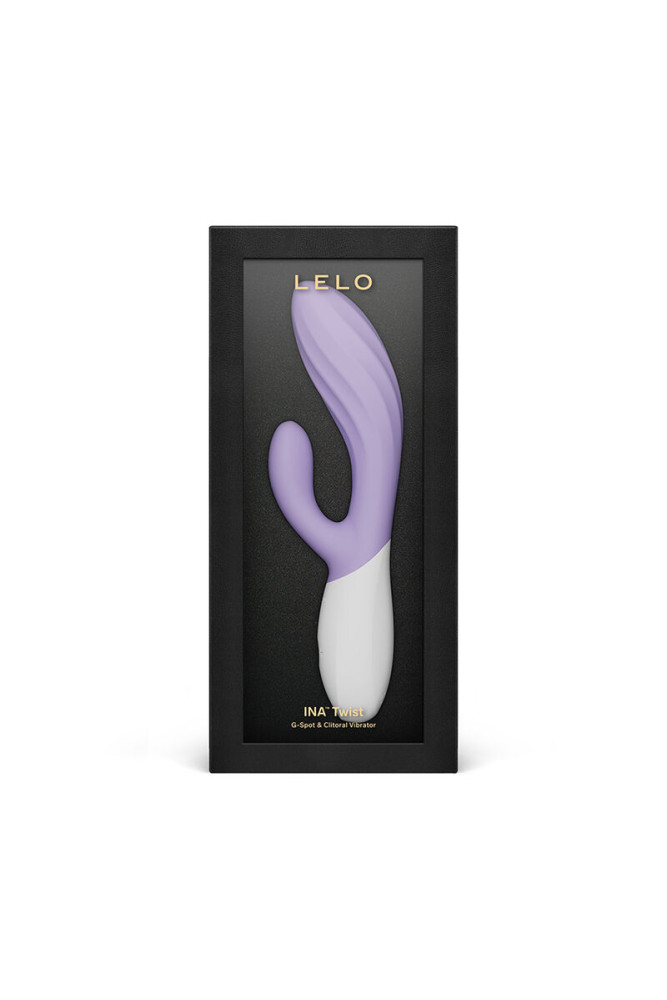 LELO - INA TWIST DOPPIO VIBRATORE A CONIGLIO PER IL PUNTO G E IL CLITORIDE LAVANDA
