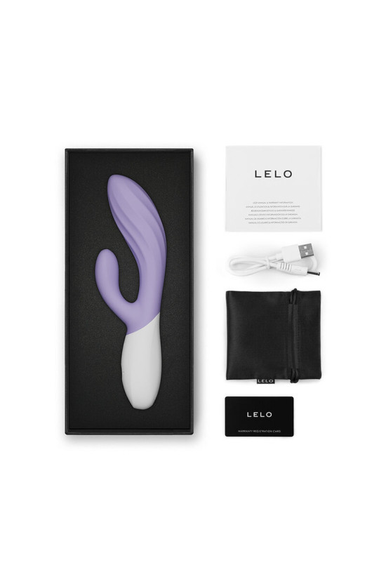 LELO - INA TWIST DOPPIO VIBRATORE A CONIGLIO PER IL PUNTO G E IL CLITORIDE LAVANDA