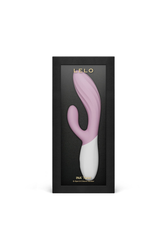 LELO - INA TWIST DOPPIO VIBRATORE A CONIGLIO PER IL PUNTO G E IL CLITORIDE ROSA
