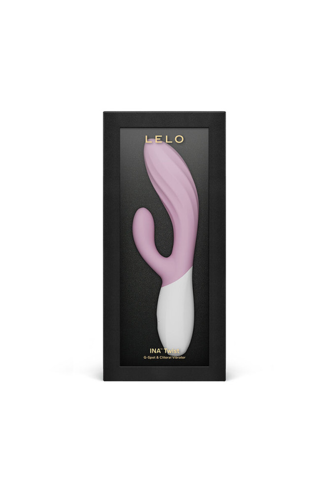 LELO - INA TWIST DOPPIO VIBRATORE A CONIGLIO PER IL PUNTO G E IL CLITORIDE ROSA