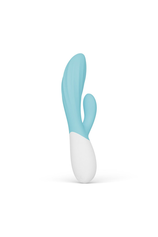 LELO - INA TWIST DOPPIO VIBRATORE A CONIGLIO PER IL PUNTO G E IL CLITORIDE BLU