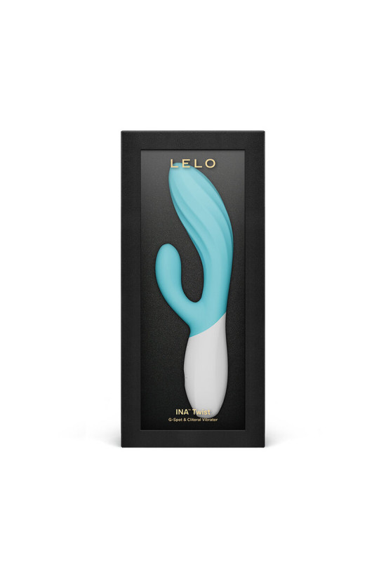 LELO - INA TWIST DOPPIO VIBRATORE A CONIGLIO PER IL PUNTO G E IL CLITORIDE BLU