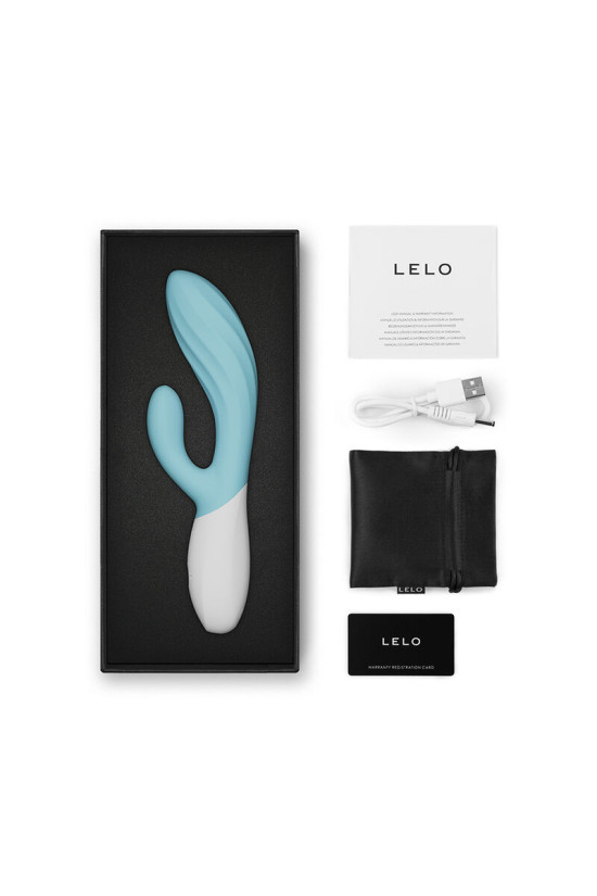 LELO - INA TWIST DOPPIO VIBRATORE A CONIGLIO PER IL PUNTO G E IL CLITORIDE BLU