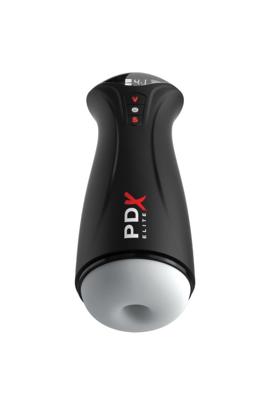 PDX ELITE - MASTURBATORE MASCHILE TRASPARENTE FAP-GASM CON ASPIRAZIONE INTERMITTENTE