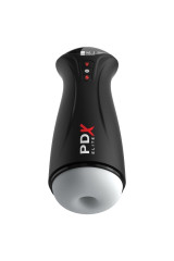 PDX ELITE - MASTURBATORE MASCHILE TRASPARENTE FAP-GASM CON ASPIRAZIONE INTERMITTENTE