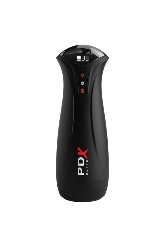 PDX ELITE - MASTURBATORE MASCHILE TRASPARENTE FAP-GASM CON ASPIRAZIONE INTERMITTENTE