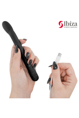IBIZA - VIBRATORE PER IL PUNTO G NERO CON VIBRAZIONE