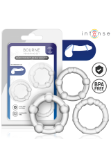 INTENSE - SET DI 3 ANELLI PER PENE BOURNE