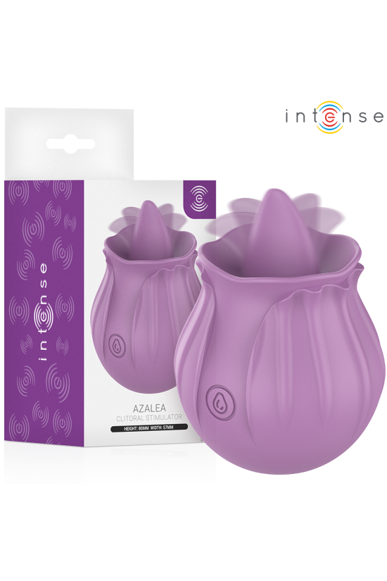 INTENSE - AZALEA FIORE STIMOLAZIONE DEL CLITORIDE CON 10 VIBRAZIONI VIOLA