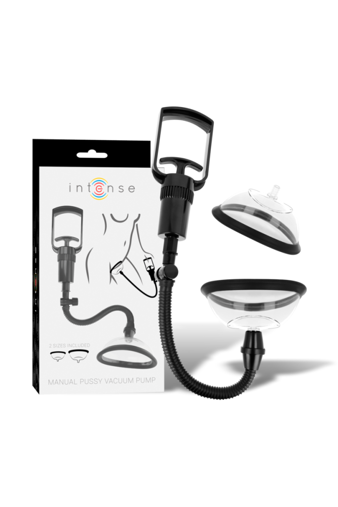 INTENSE - PUMP POMPA MANUALE VAGINALE CON DUE COPPE INTERCAMBIABILI