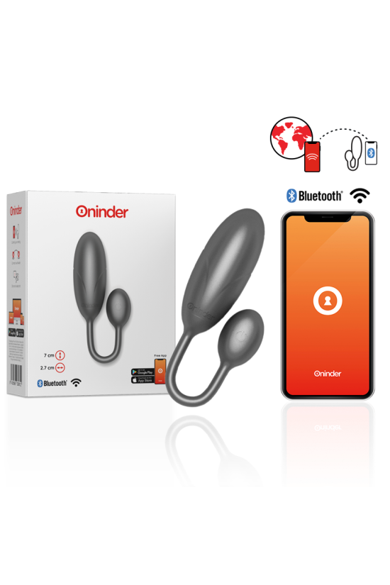 ONINDER - UOVO VIBRANTE DENVER NERO 7 X 2