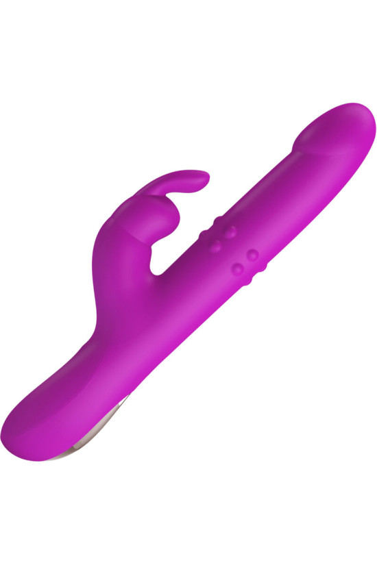 PRETTY LOVE - VIBRATORE REESE CON ROTAZIONE VIOLA