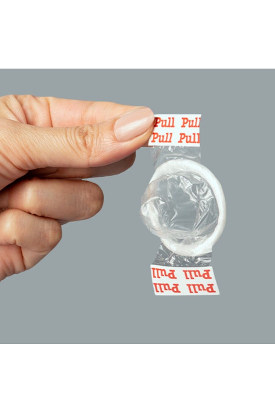 UNIQ - PRESERVATIVI SENZA LATTICE CON STRISCE 3 UNITÀ