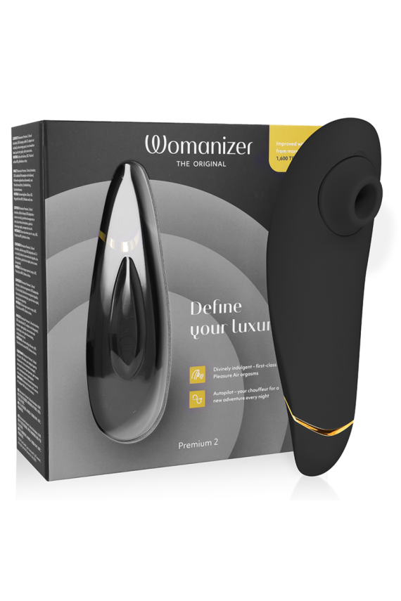 WOMANIZER - PREMIUM 2 STIMOLATORE CLITORALE NERO