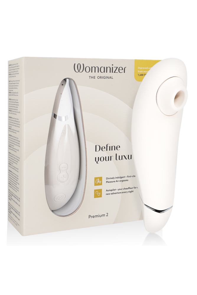WOMANIZER - PREMIUM 2 STIMOLATORE CLITORALE GRIGIO CALDO