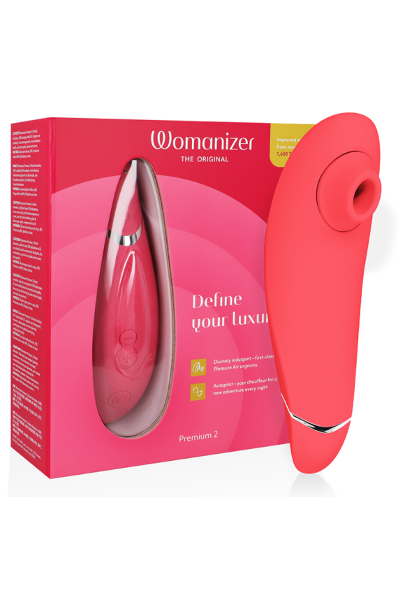 WOMANIZER - PREMIUM 2 STIMOLATORE CLITORALE LAMPONE