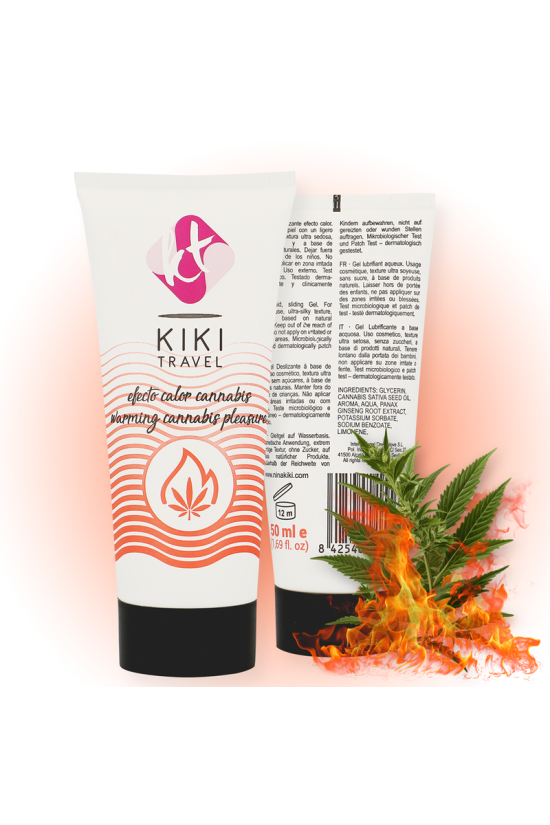 KIKÍ TRAVEL - CANNABIS LUBRIFICANTE EFFETTO CALDO 50 ML