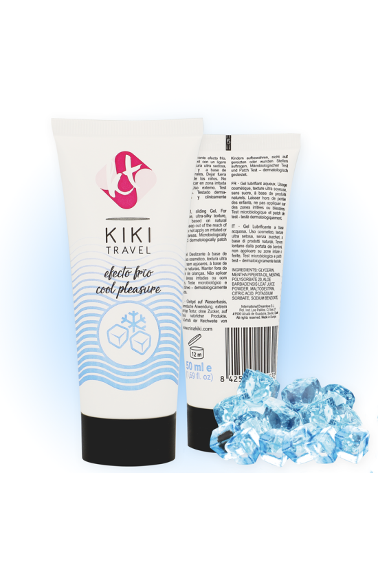 KIKÍ TRAVEL - LUBRIFICANTE EFFETTO RAFFREDDANTE 50 ML