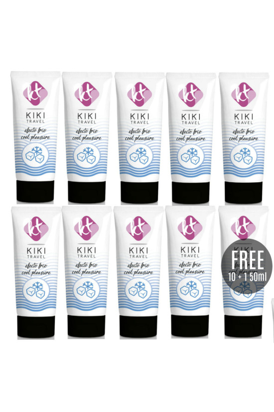 KIKÍ TRAVEL - LUBRIFICANTE EFFETTO RAFFREDDANTE  50 ML 10 + 1 OMAGGIO