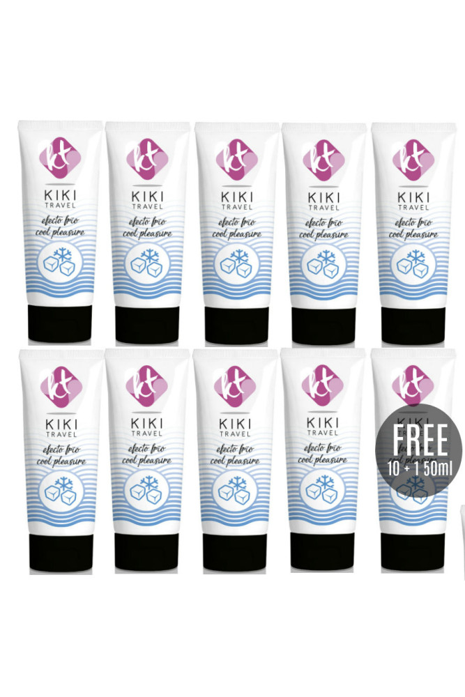 KIKÍ TRAVEL - LUBRIFICANTE EFFETTO RAFFREDDANTE  50 ML 10 + 1 OMAGGIO