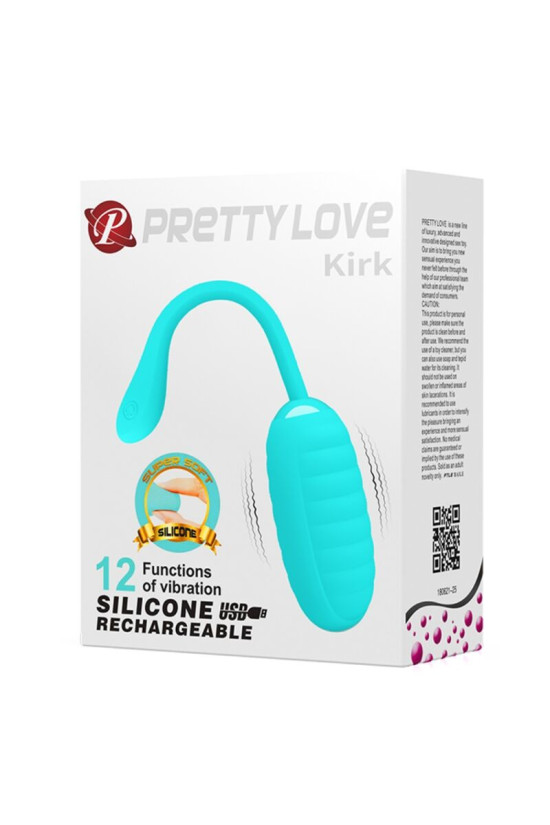 PRETTY LOVE - KIRK LIGHT GREEN UOVO VIBRANTE RICARICABILE