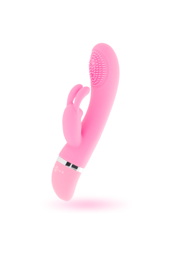 INTENSE - VIBRATORE OSCILLANTE SUSY IN SILICONE ROSA CONIGLIO