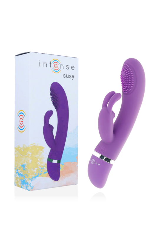 INTENSE - VIBRATORE OSCILLANTE IN SILICONE RABBIT LILLA SUSY