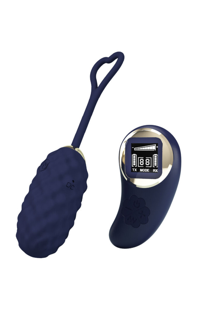 PRETTY LOVE - UOVO VIBRANTE CON TELECOMANDO BLU VIVIAN