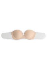 BYE-BRA - DIVA BRA SUJETADOR ADHESIVO BEIGE COPA D