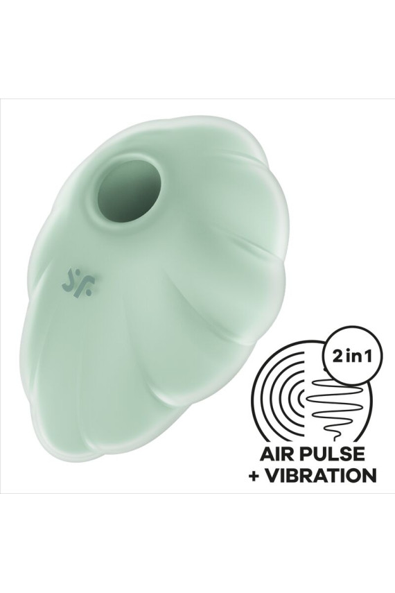 SATISFYER - VIBRATORE CLOUD DANCER GREEN AIR PULSE