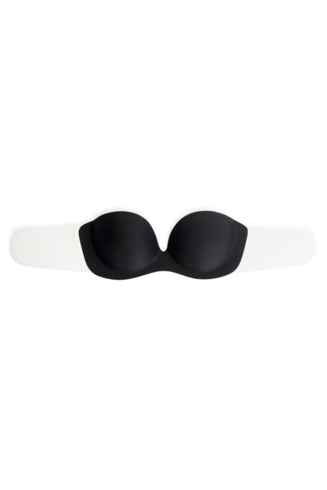 BYE-BRA - DIVA BRA SUJETADOR ADHESIVO NEGRO COPA D