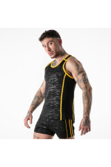 LOCKER GEAR - CANOTTA GIALLA CON ACCESSO MILITARE COMPLETO