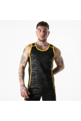 LOCKER GEAR - CANOTTA GIALLA CON ACCESSO MILITARE COMPLETO