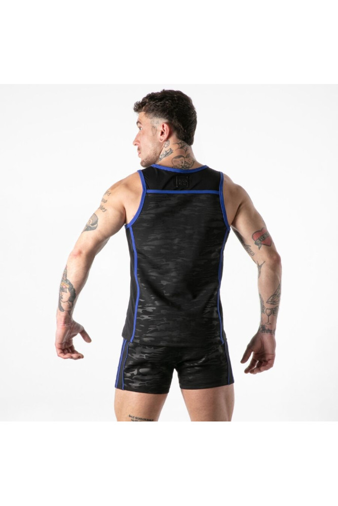LOCKER GEAR - CANOTTA MILITARE COMPLETA BLU S